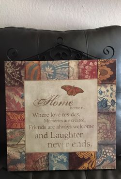 Home decor sign