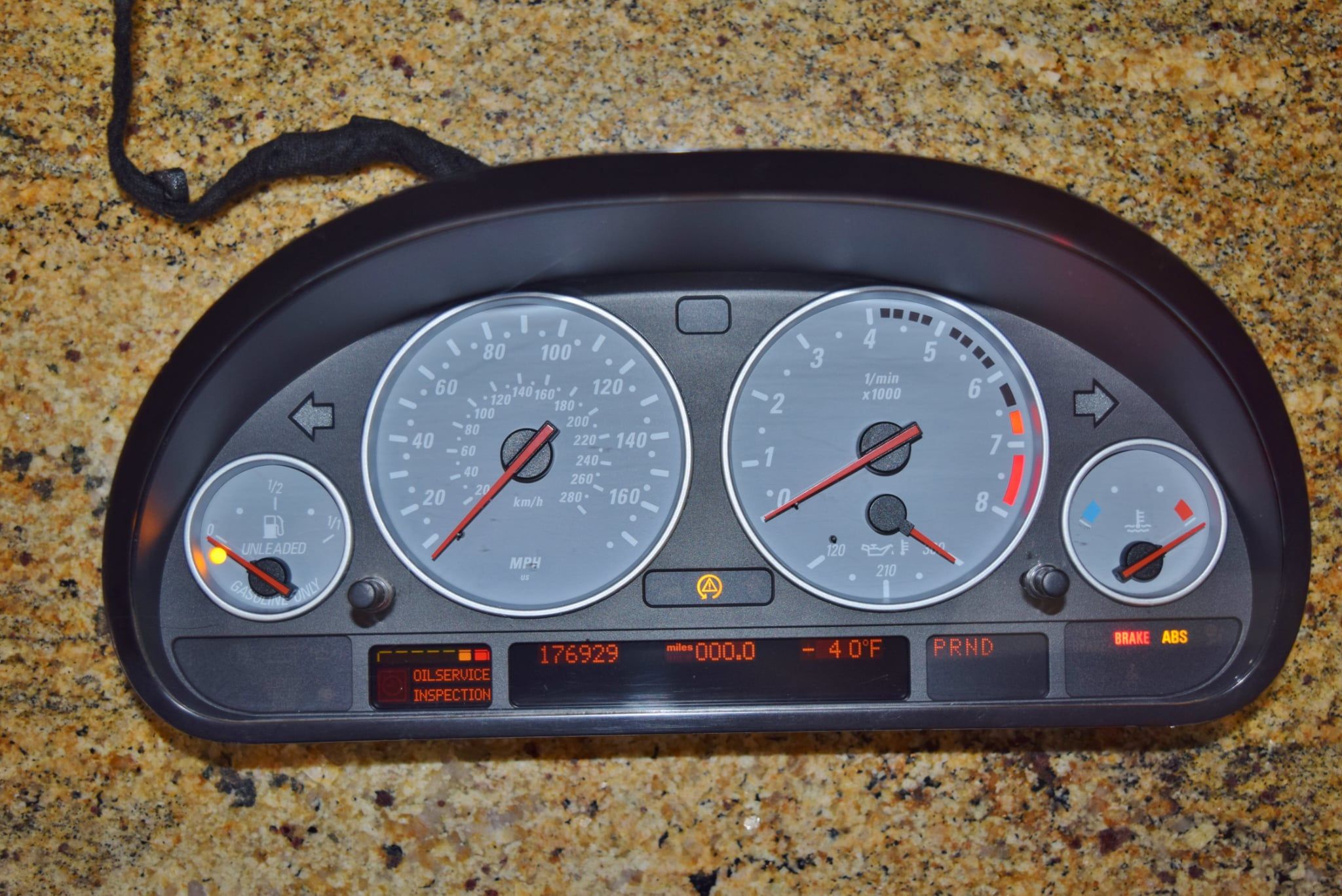 BMW E53 X5 4.6is OEM M Cluster Speedometer M5