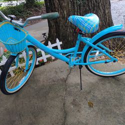 24" Kent La Jolla Girls Cruiser Bike With Basket