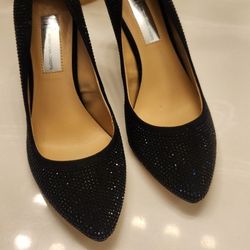 Beautiful And Conformable Black Heels  Size 6.5