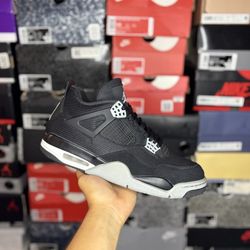 Jordan 4 “Black Canvas” Size 11.5M