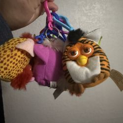 2000’s Mcdonald’s Plush Furby Keychains Set Of 9