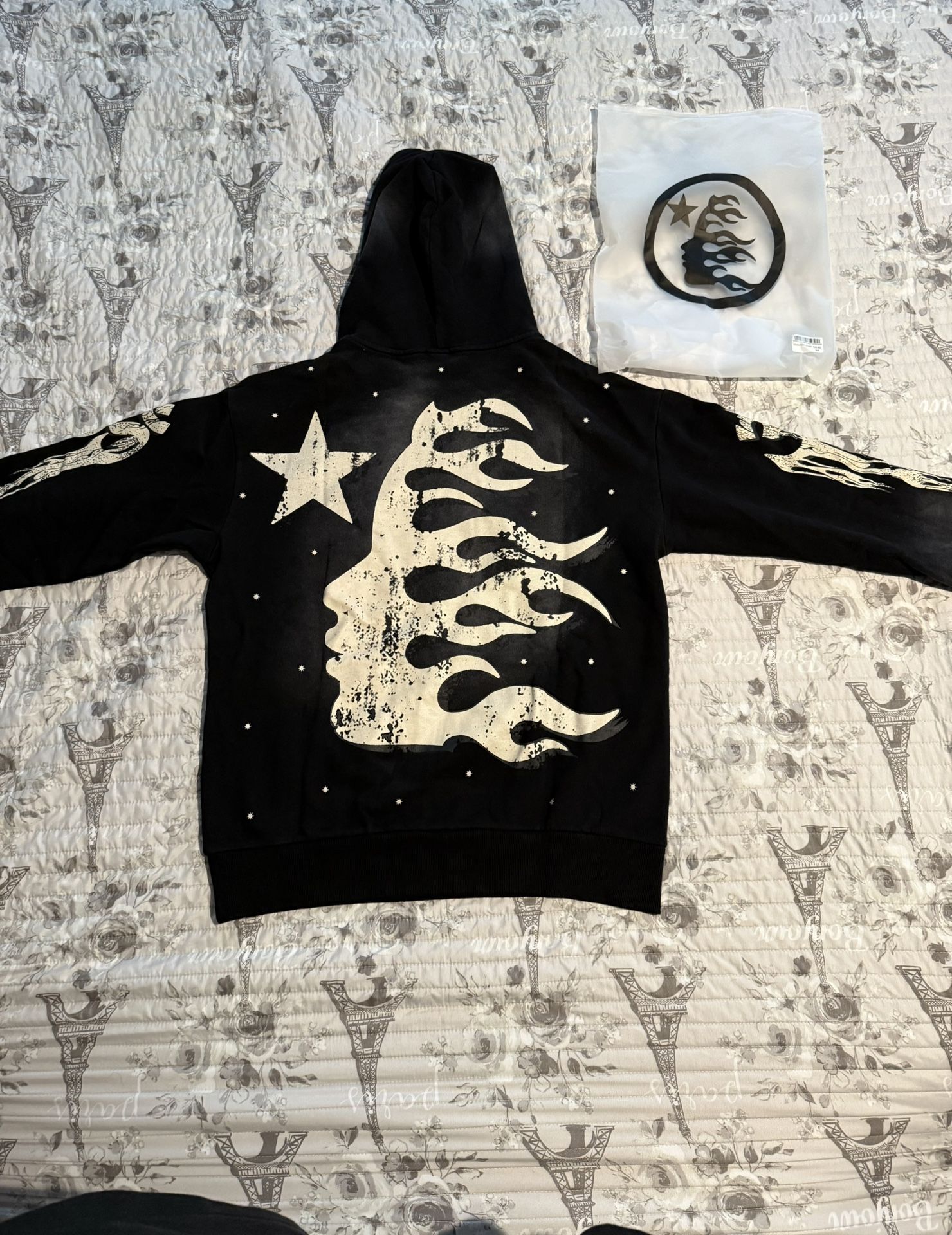 HELL STAR BLACk hoodie 