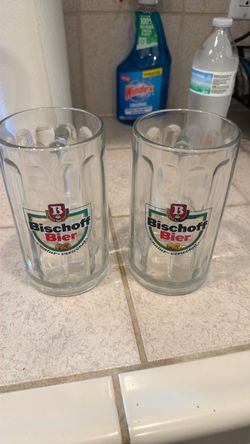 Bischoff Bier Glass Beer Mugs Set of 2