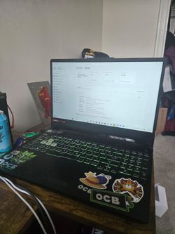 Asus Tuf F15 gaming laptop