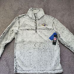 Baltimore Ravens NFL Sherpa Quarter-Zip Pullover