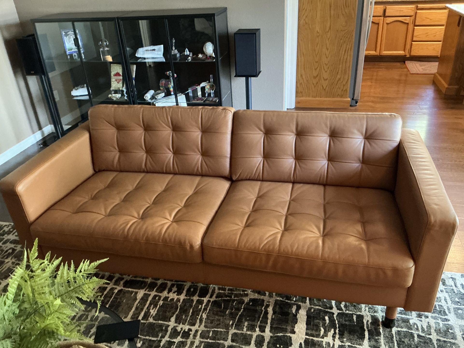 Save over 50% on new IKEA Leather sofa!