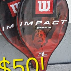 Wilson Impact Tennis Raquets