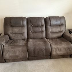 Power Reclining Sofa - $200