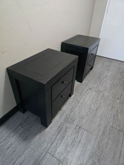 Two Solid Wood Large Nightstands 27L 18W 25H Delivery Available
