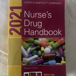 2021 Nurse’s Drug Handbook 20th Edition by Jones & Bartlett Learning for $20.00