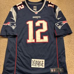 New England Patriots Tom Brady #12 Nike Game Jersey