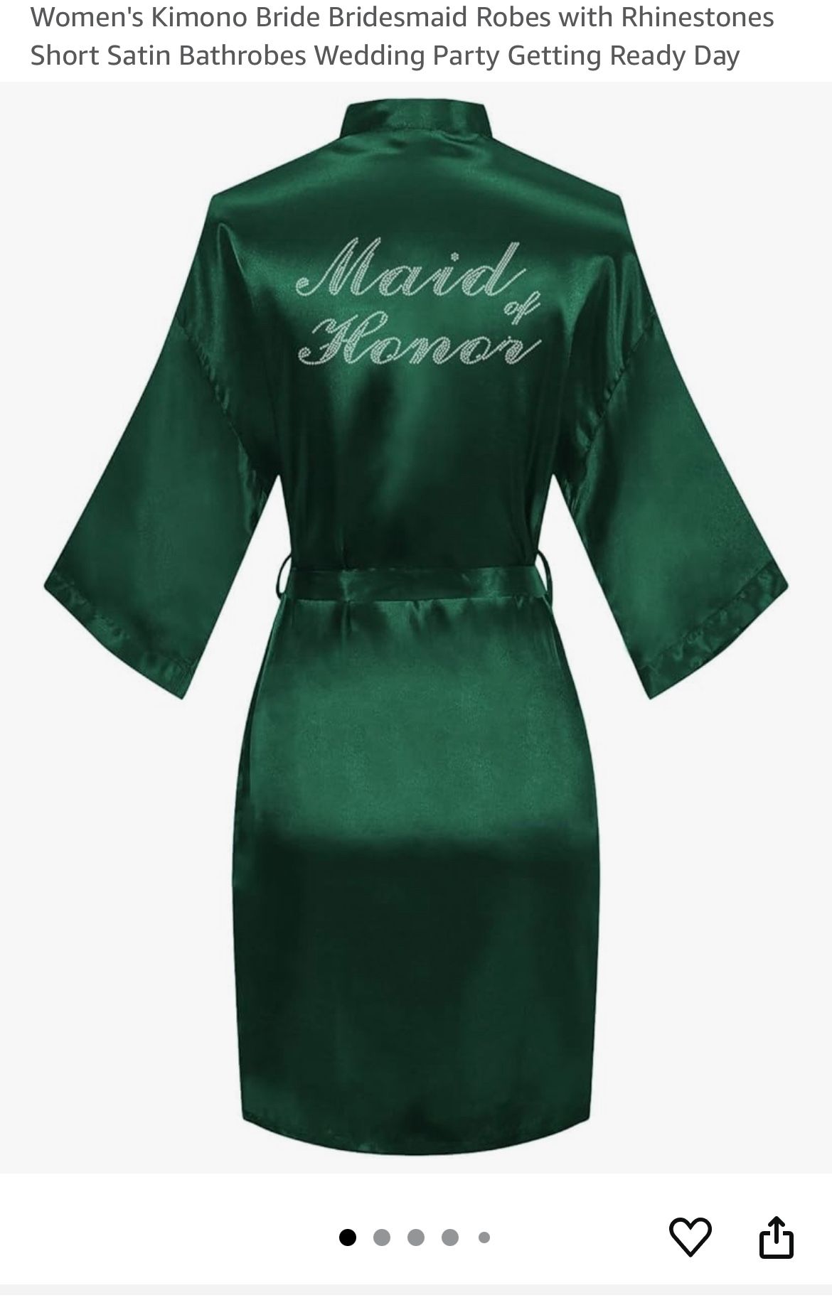 Maid Of Honor Robe