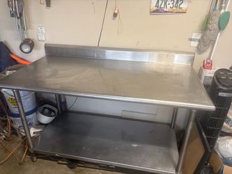 Stainless steel table