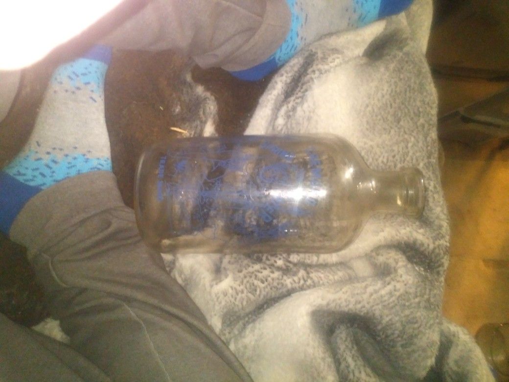 Vintage 1954 Chemung Spring Water Glass Bottle