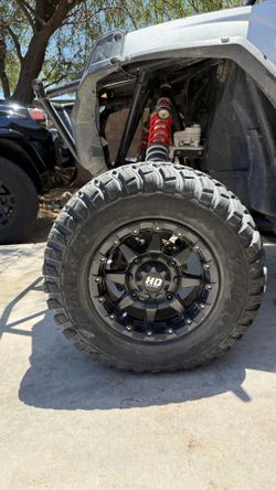 Five UTV/SXS beadlocks and tires 28x10x14 (4x156)