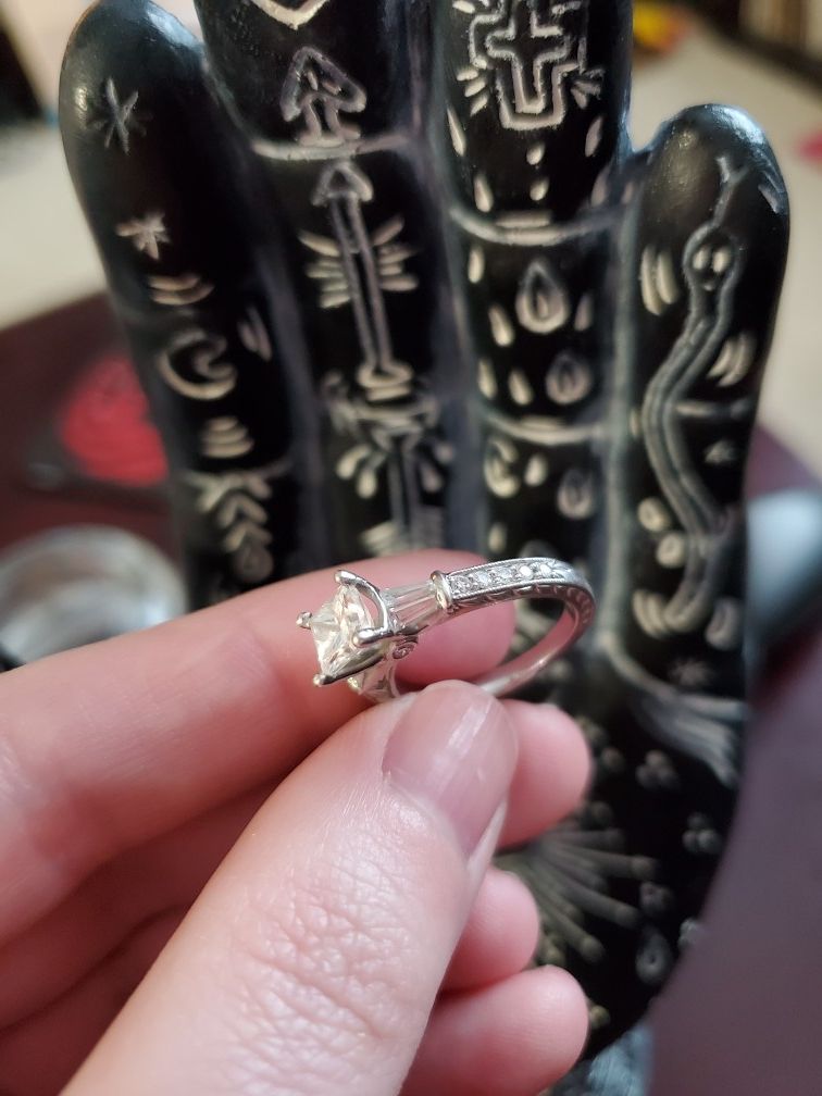 Stunning 1.1+ Carat Scott Kay Platinum Engagement & Wedding Band Set