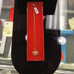 Gold Heart Chain