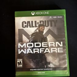 Xbox Disc, Modern Warfare COD