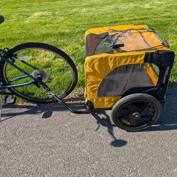 Vendomnia bicycle trailer cart for dog