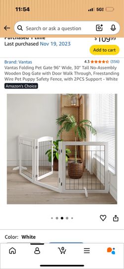Baby or dog gate