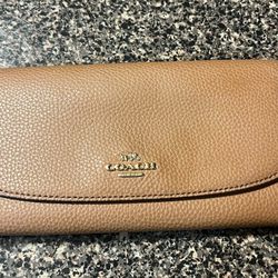 Coach brown leather Wallet