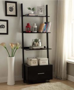 Black Ladder Shelf