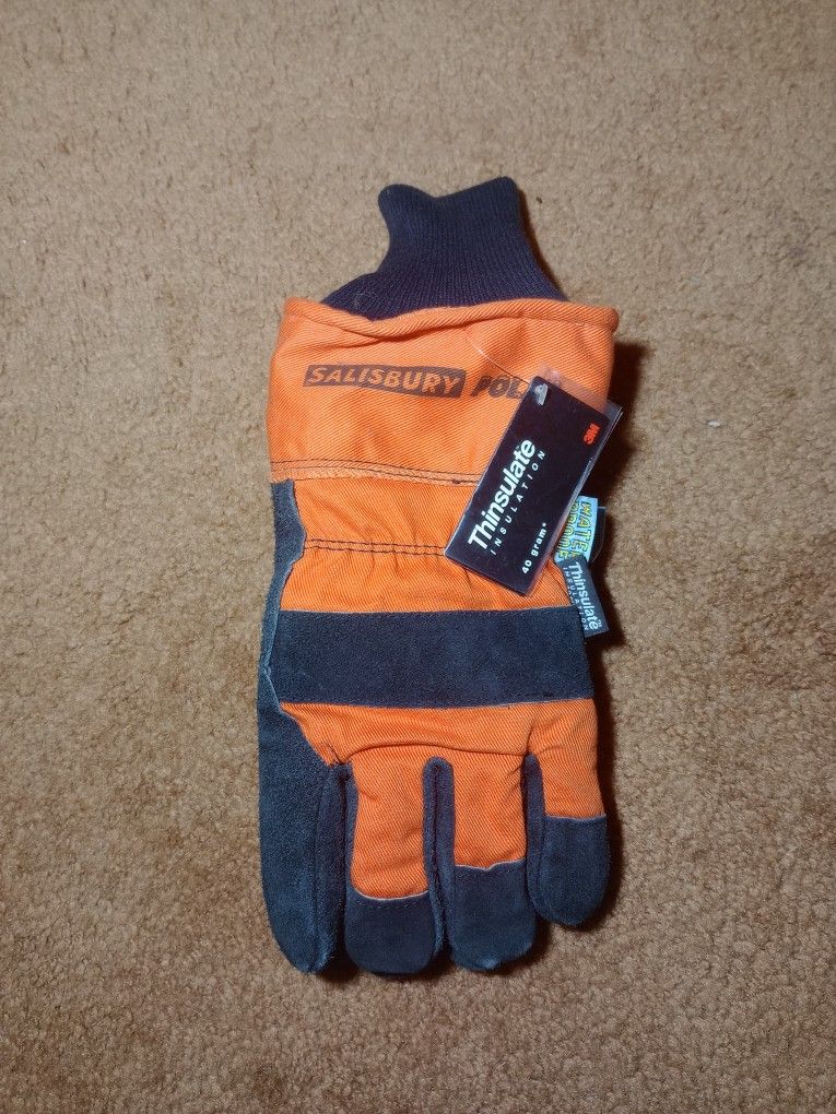 NEW 3M Salisbury Polar Thinsulate Insulation Water Proof 40g gloves X-Large *3 Pair Available*