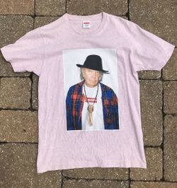 Pink Supreme neil young tee size medium