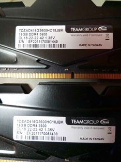 2x timetec 16 GB  ddr4