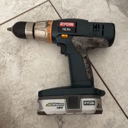 18 V RYOBI Drill