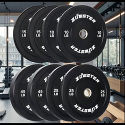 190 Lb. Bumper plate Weight Set New In Box 