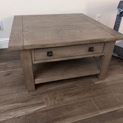 Pottery Barn Benchwright Collection Square Coffee Table 