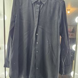 Banana Republic Black Long Sleeve Shirt