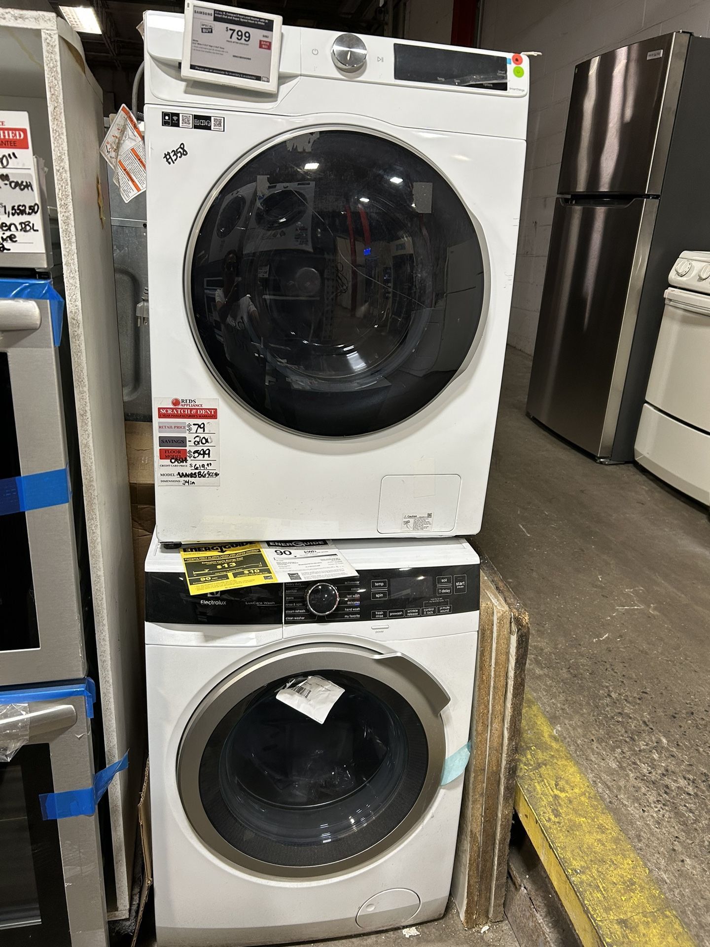 24” Inch Front Load Washer Open Box/ New