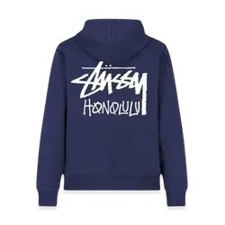 Stussy Honolulu Hoodie Navy Size Medium