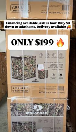 REALTREE APX 7.0 Cubic Feet Chest Freezer Brand New, Sealed