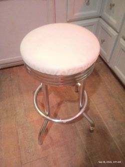 Vintage soda fountain stool