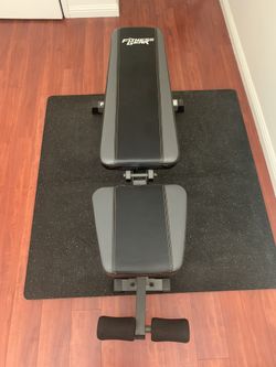 Fitness gear UB250 weight bench 16 sq foot 3 4 floorguards for Sale in Long Beach CA OfferUp
