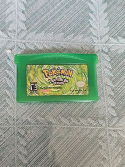 Pokemon LeafGreen Version (Nintendo Gameboy Advance, 2004) GBA Authentic Tested