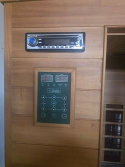 Older Sauna. Used not new condition.