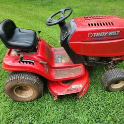 Troybuilt Pony 17.5 Hp Briggs And Stratton Motor 42 Inch Cut Riding Lawn Mower 