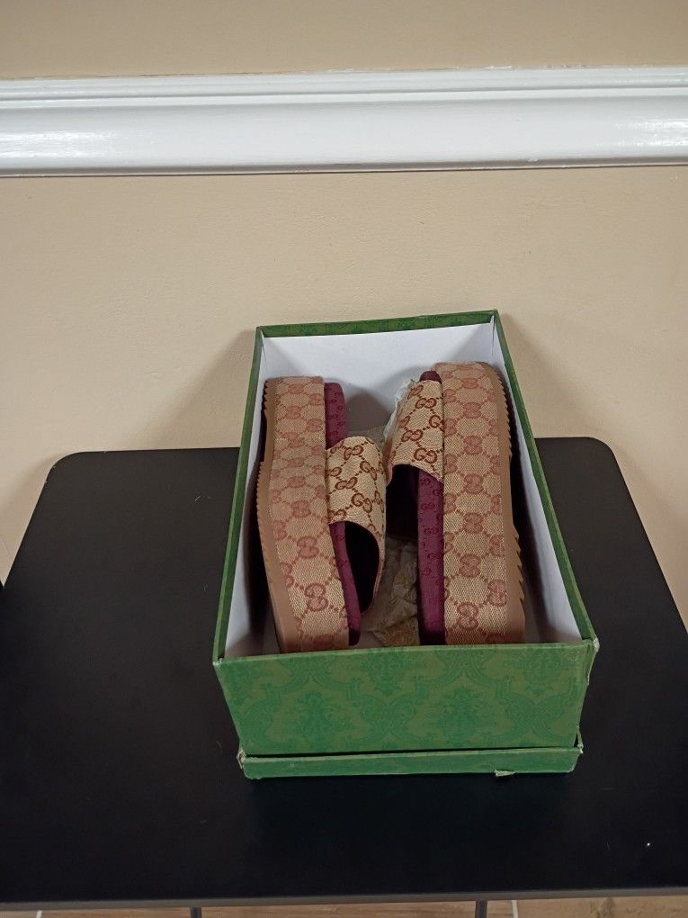 Gucci Slides Brand New In The Box