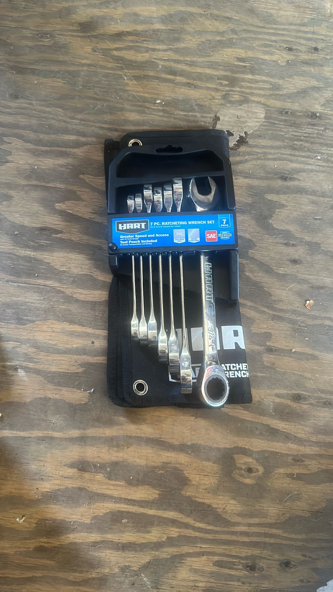 Ratchet Combination Wrench 7pc.