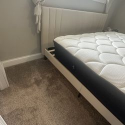 Upholstered Bed Frame Only