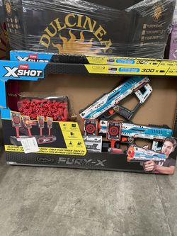 Zuru X-shot “Pro Fury -X” 2-pack With Darts And Target Array 