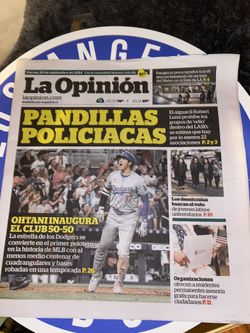 La opinion 50-50 Shohei Ohtani News Paper