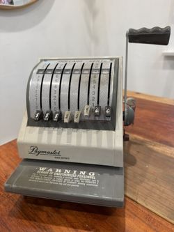 Vintage Paymaster 9000 Series check writer