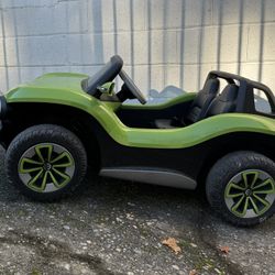 Used VW E-buggy 12V Kids Ride On Car Green