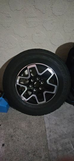 Bronco rims and tires